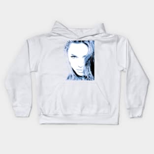 Angelina Jolie - Vector Art Kids Hoodie